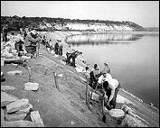 Building retaining walls