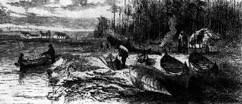 Birch Bark Canoes