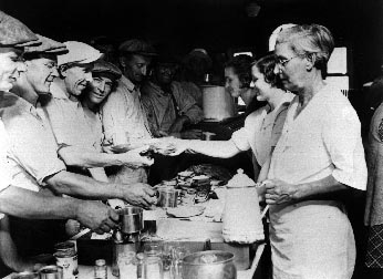 Striker's soup kitchen